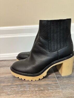 Dolce Vita Platform Ankle Boots - Stylish Chunky Heel